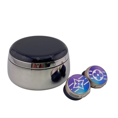 ルイヴィトン LOUIS VUITTON オーディオ機器 ホライゾン ライトアップ イヤホン ワイヤレス bluetooth 音楽 ミュージック QAB250 パープル