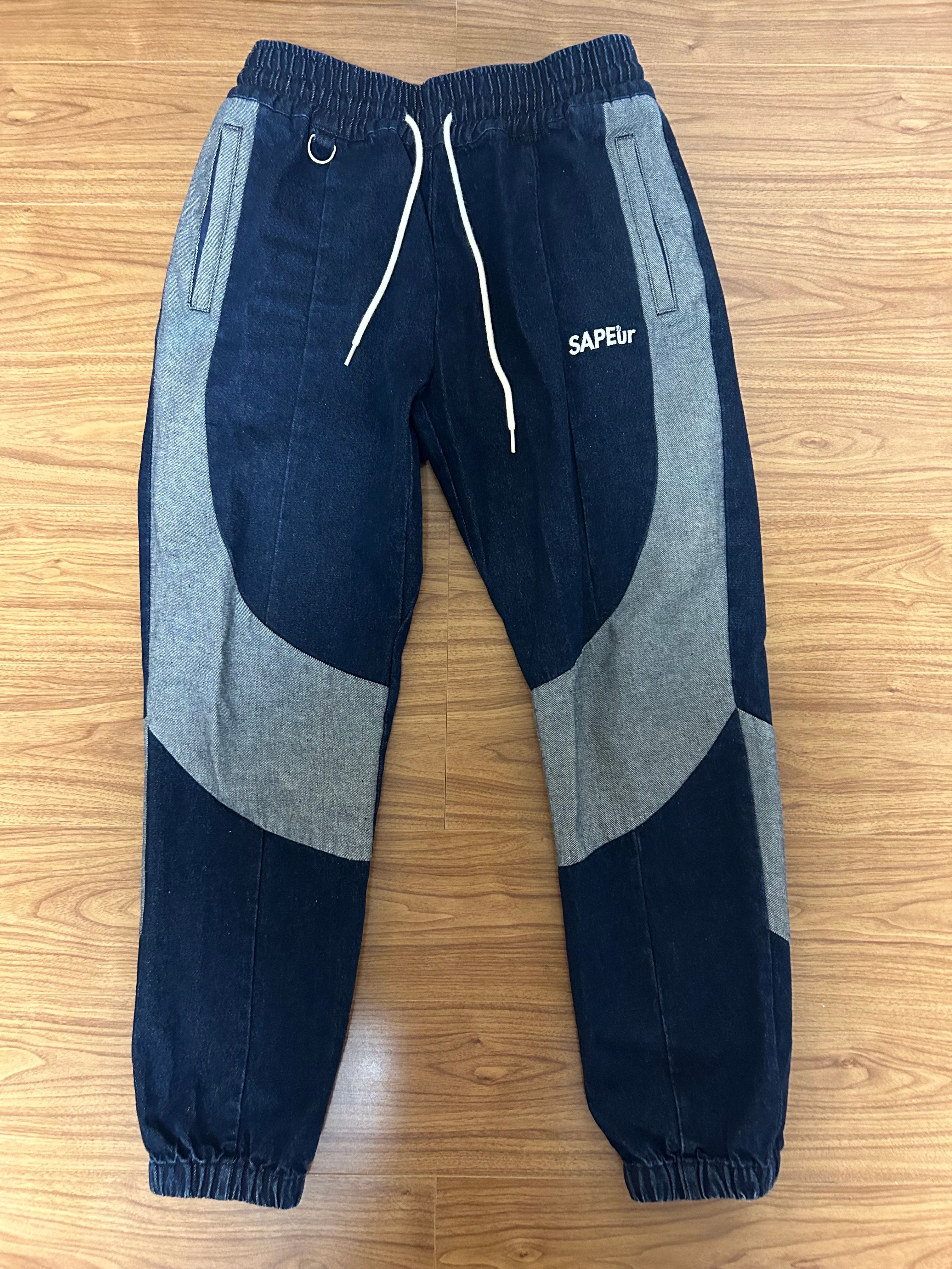SAPEur DENIM TRACK PANTS "Indigo"