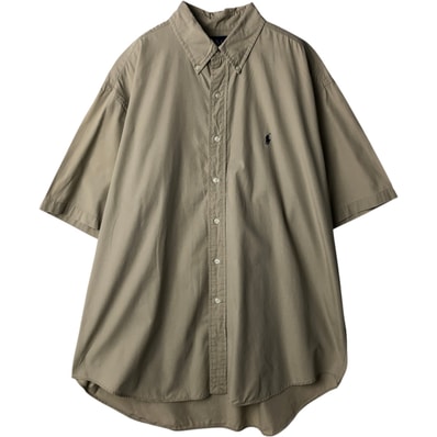 古着 ラルフローレン Ralph Lauren BLAKE 半袖 ボタンダウンシャツ メンズXL相当/eaa636678