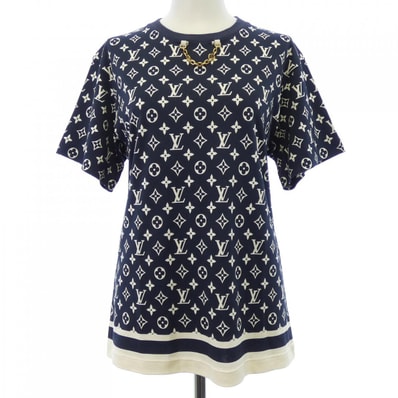 ルイヴィトン LOUIS VUITTON ストライプアクセントモノグラムTシャツ FOTS37TR1 Tシャツ