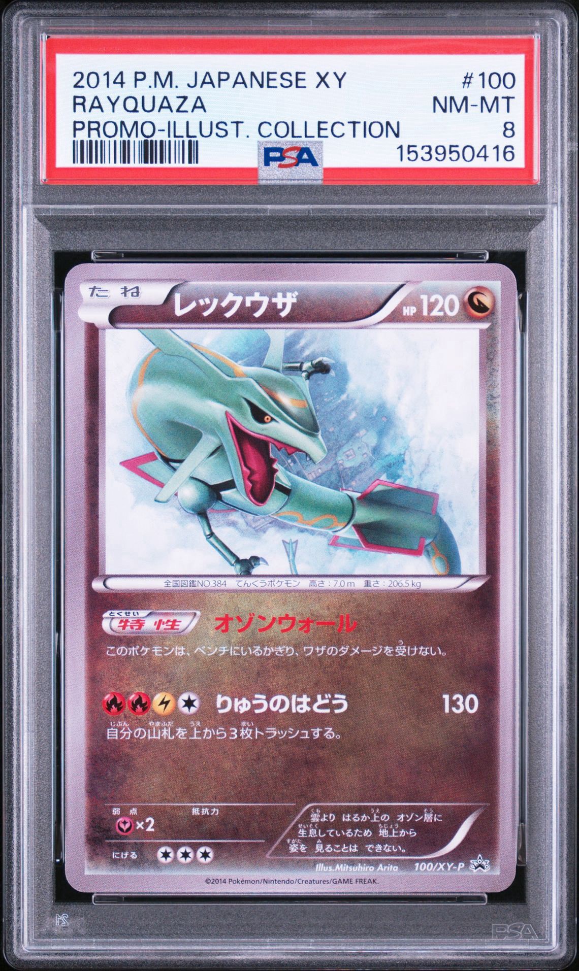レックウザ イラストコレクション: プロモ[XY-P 100/XY-P