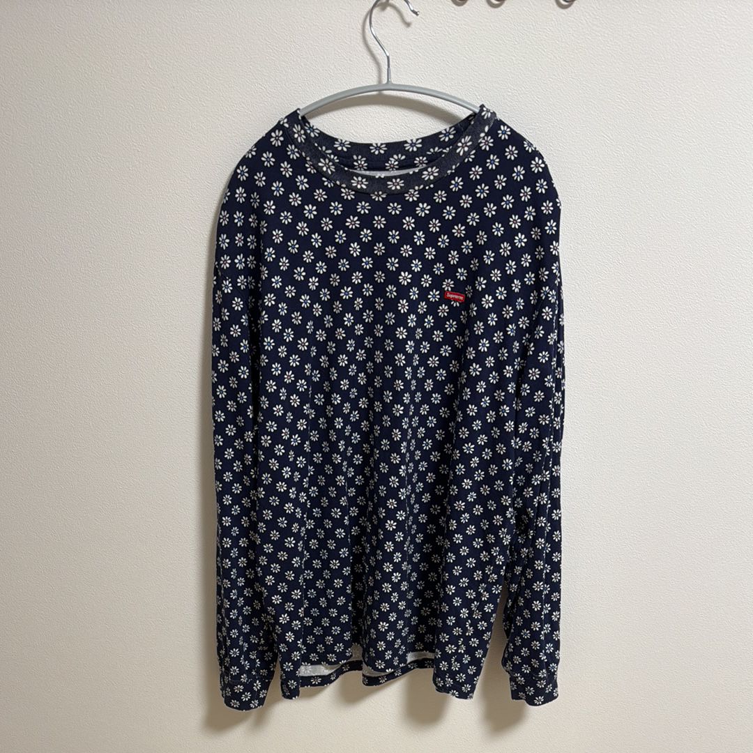 Supreme Small Box L/S Tee "Flowers"(22FW)