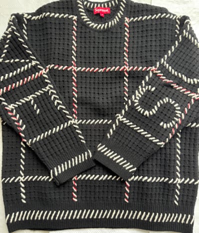 Supreme Quilt Stitch Sweater Supreme Quilt Stitch Sweater