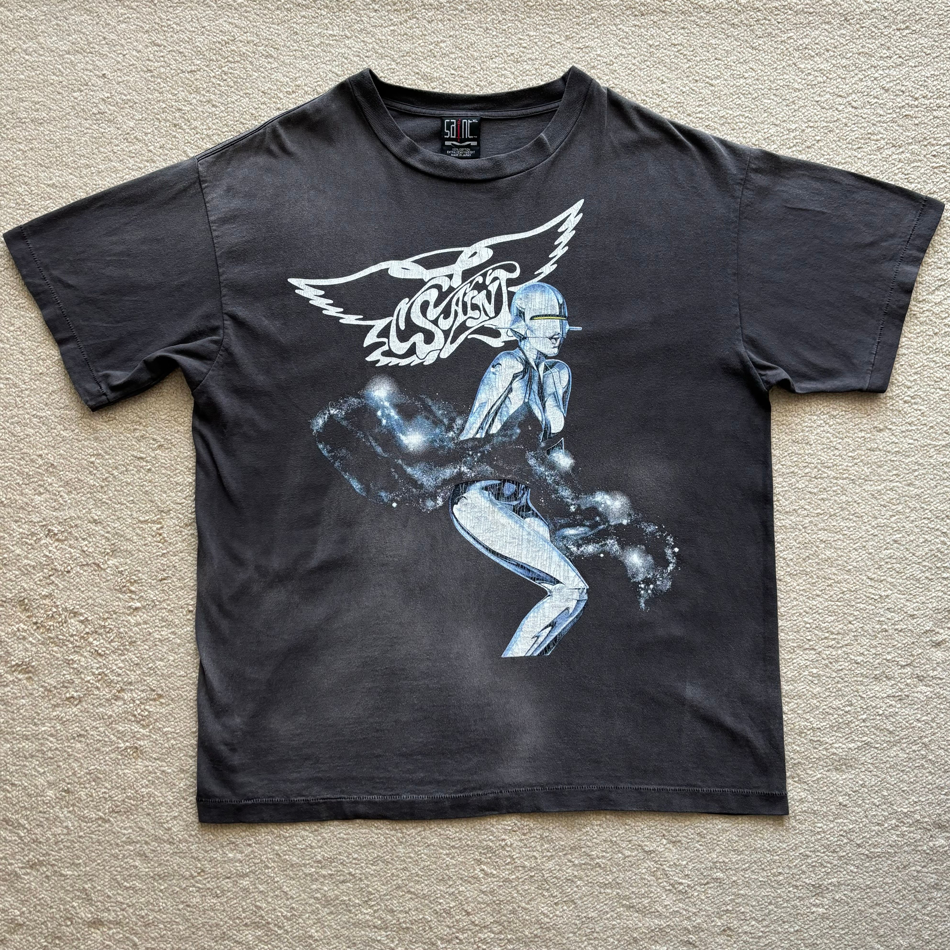 SAINT Mxxxxxx  SORAYAMA SS TEE "Black"