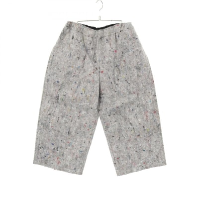 コムデギャルソンシャツ COMME des GARCONS SHIRT フェルト クロップド パンツ 衣料品 ボトムス ポリエステル / ナイロン メンズ グレー系 / マルチカラー 【中古】