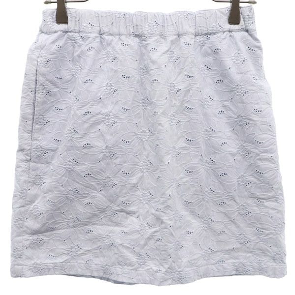 BEAMS GOLF ビームスゴルフ 刺繍 ゴルフ ミニスカート M ブルー系