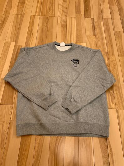 Nike x Stussy International Crewneck Sweatshirt (US Size) "Grey" DC4198-050