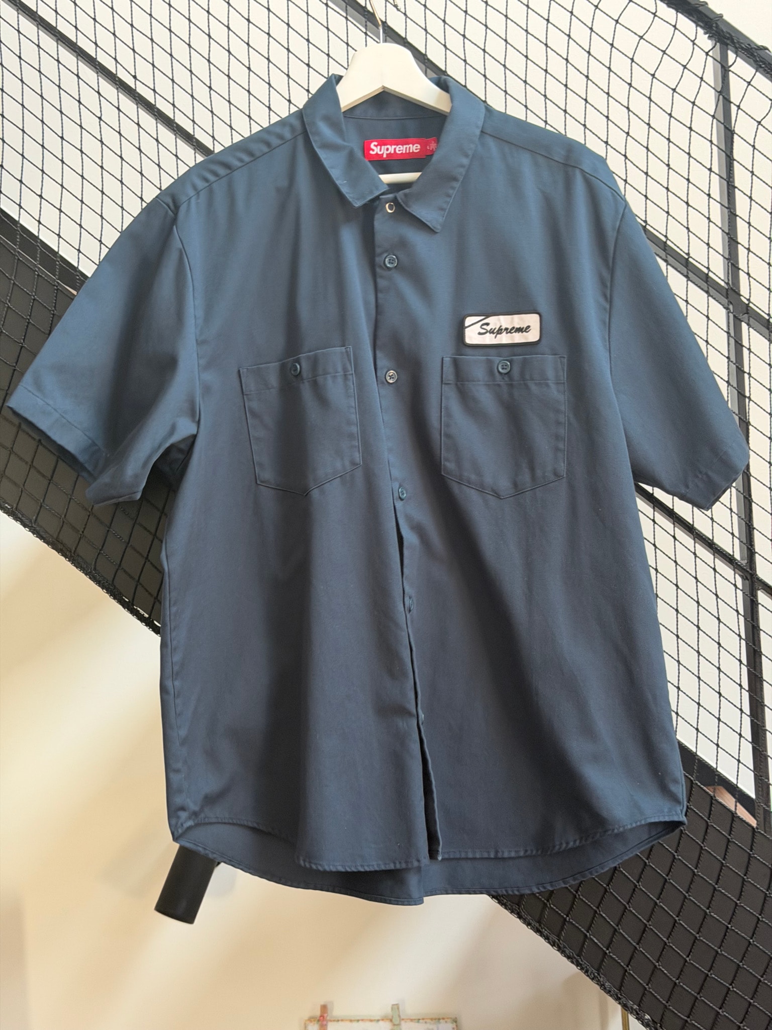 Supreme Bitch S/S Work Shirt "Navy"