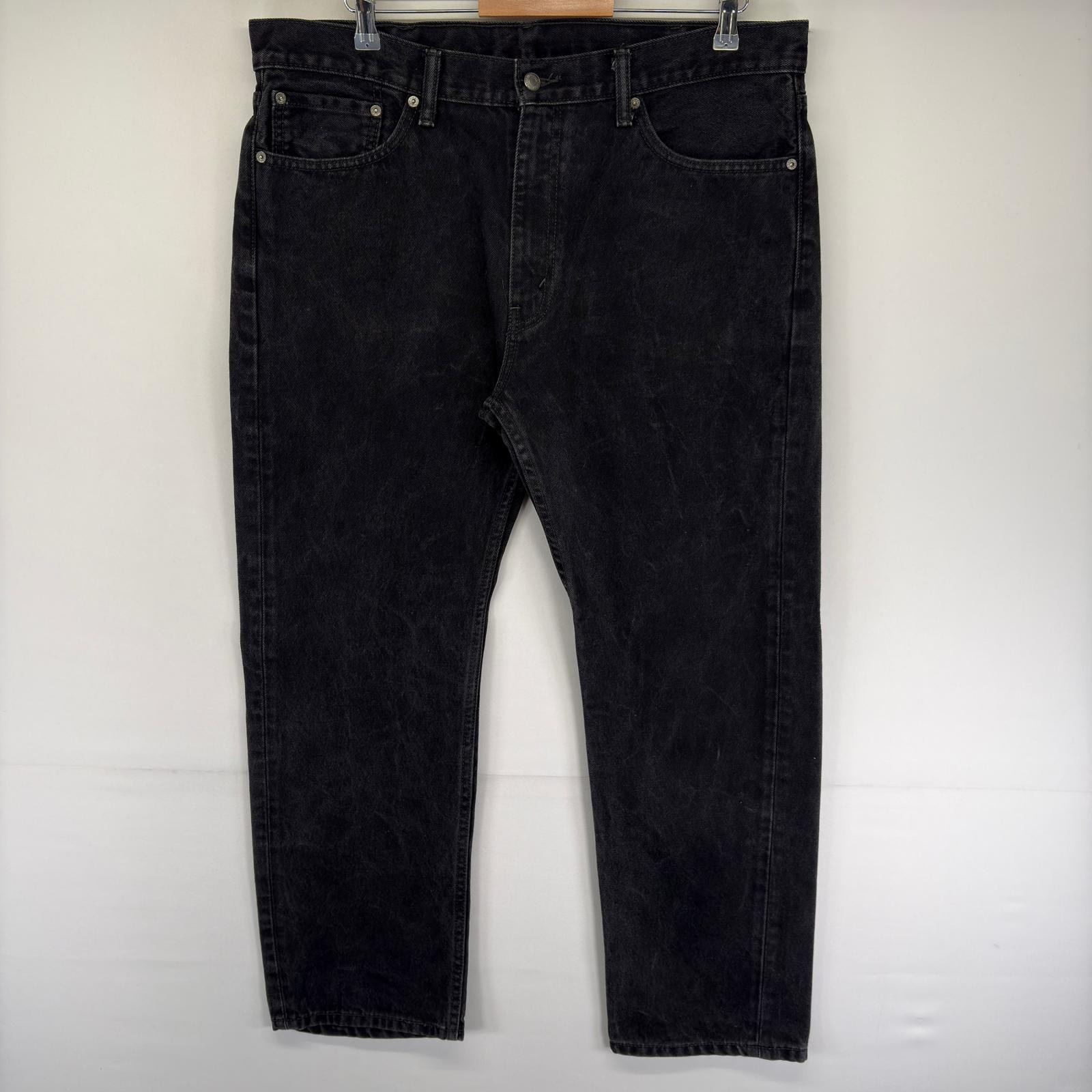 古着 リーバイス Levi's パンツ 505 ストレート 5ポケット ジーパン ジーンズ ジッパーフライ w38 L30  ブラック系 メンズ