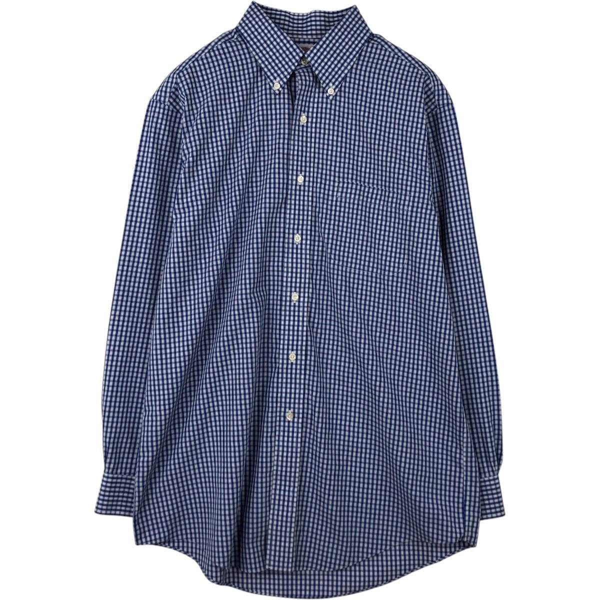 古着 ブルックスブラザーズ Brooks Brothers Est.1818 MADISON 長袖 ボタンダウンチェックシャツ メンズM相当 ボタンダウン/eaa663002