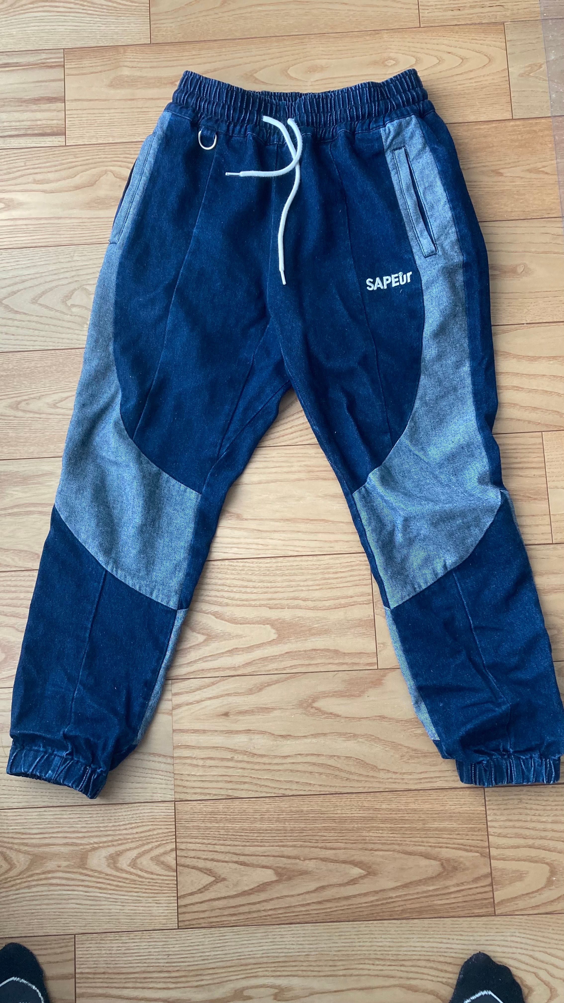 SAPEur DENIM TRACK PANTS "Indigo"