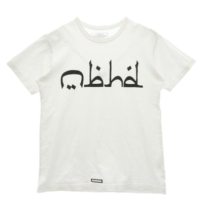 NEIGHBORHOOD ネイバーフッド 20ss NBHD.ABJAD アラビックロゴ 半袖 Tシャツ カットソー ホワイト系 M【中古】