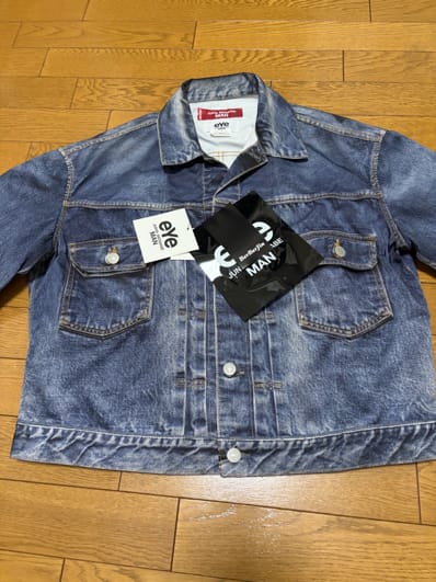 eYe JUNYA WATANABE MAN x LEVI'S x BerBerJin 507XX Denim Print Jacket "Indigo"