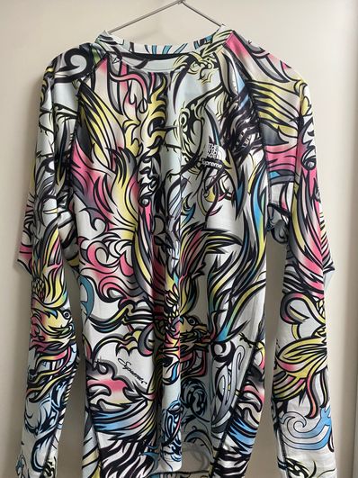 Supreme x The North Face Base Layer L/S Top "Multicolor Dragon"