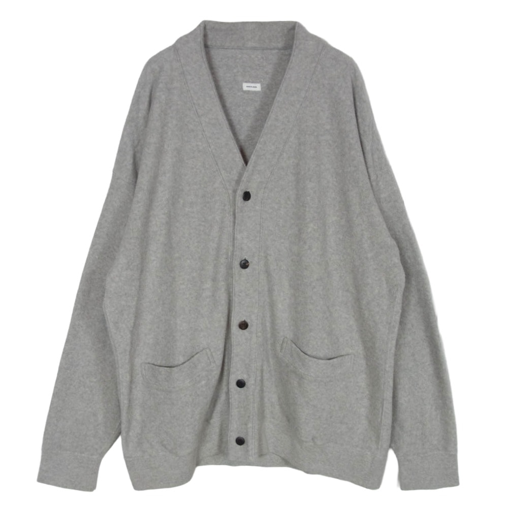 VISVIM ビズビム カーディガン 22SS 0122105010023 SELMER LONG CARDIGAN (C/WS PILE) セルマー ロング カーディガン グレー系 3【中古】