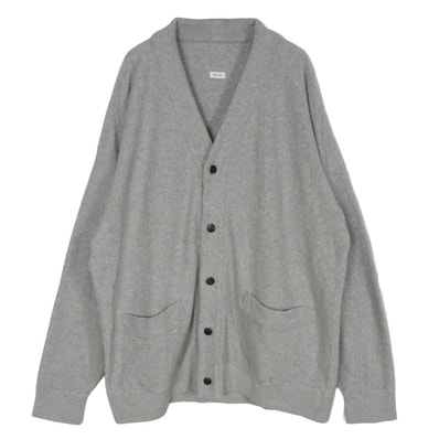 VISVIM ビズビム カーディガン 22SS 0122105010023 SELMER LONG CARDIGAN (C/WS PILE) セルマー ロング カーディガン グレー系 3【中古】