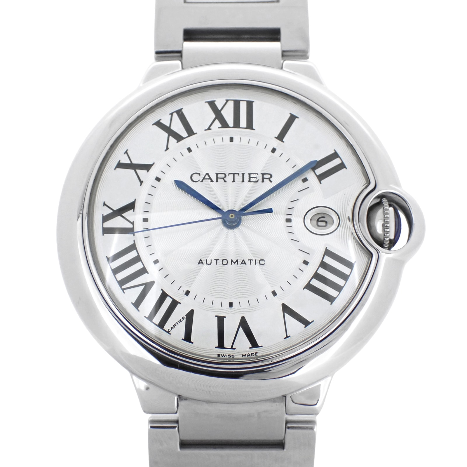 Cartier カルティエ  バロンブルー LM デイト 42mm  W69012Z4  メンズ 腕時計