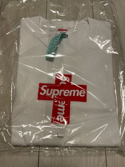 Supreme Cross Box Logo Tee "White"