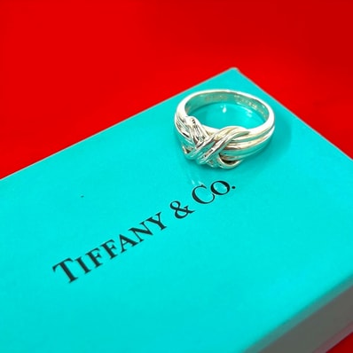TIFFANY&Co. ティファニー シグネチャー クロス リング シルバー925 リング・指輪 10号 シルバー
37293