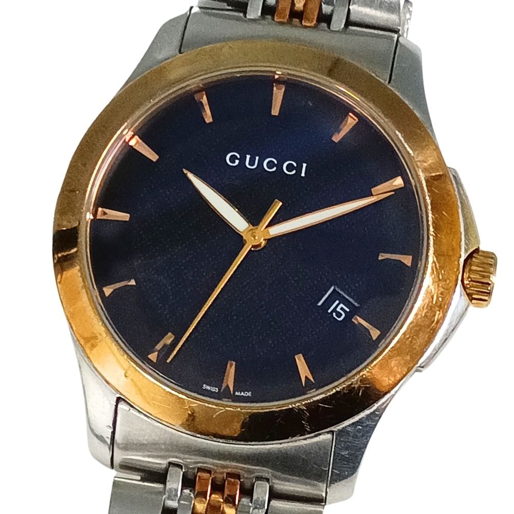 GUCCI グッチ 126.4 Gタイムレス クォーツ メンズ C1295