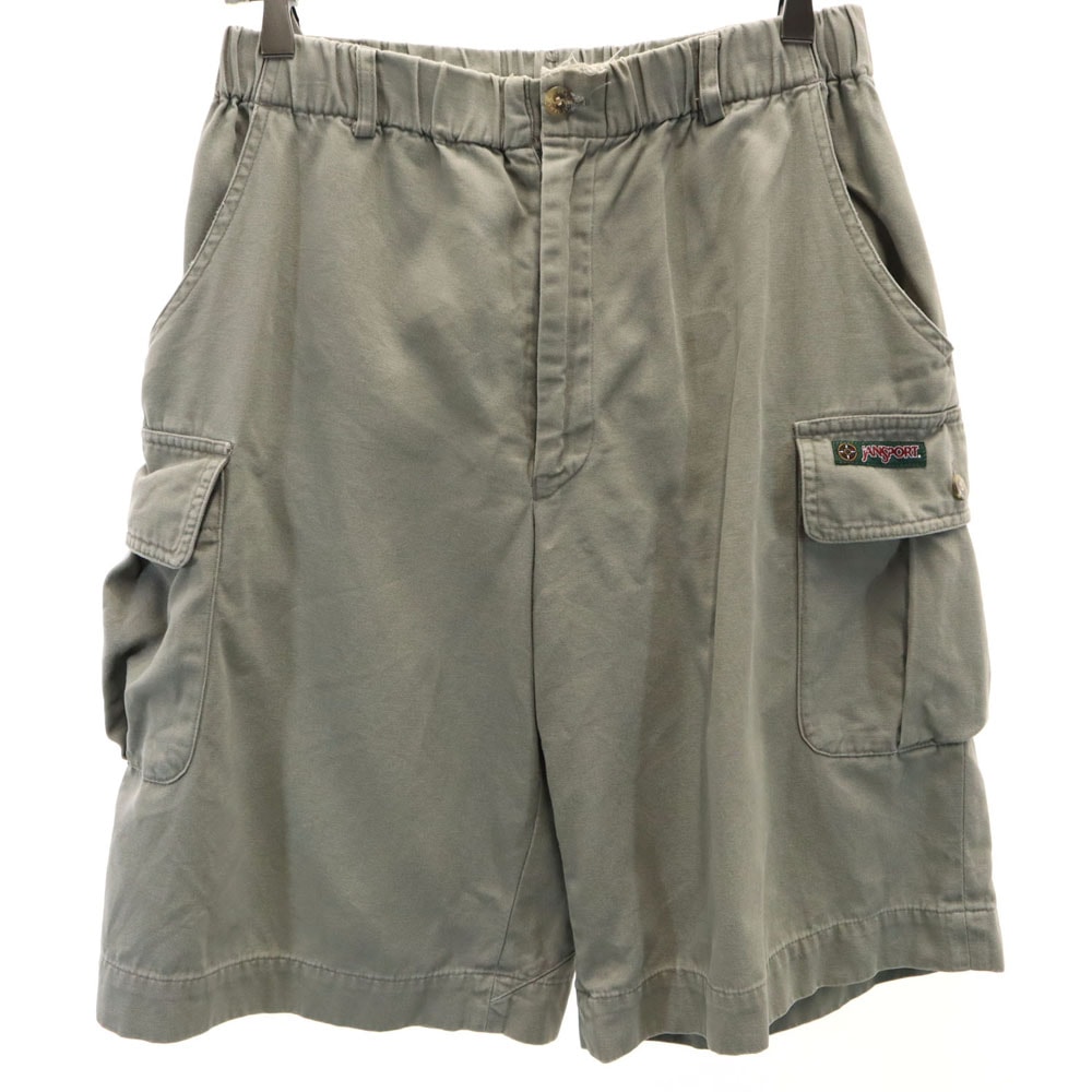 JANSPORTS ジャンスポーツ 90s オールド カーゴショートパンツ M カーキグレー系