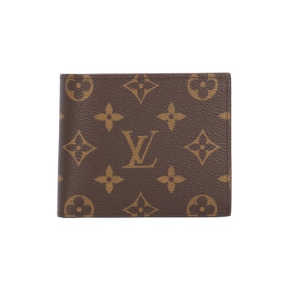 ルイヴィトン ポルトフォイユ マルコ NM モノグラム 二つ折り財布 モノグラムキャンバス M62288 メンズ LOUIS VUITTON 中古
