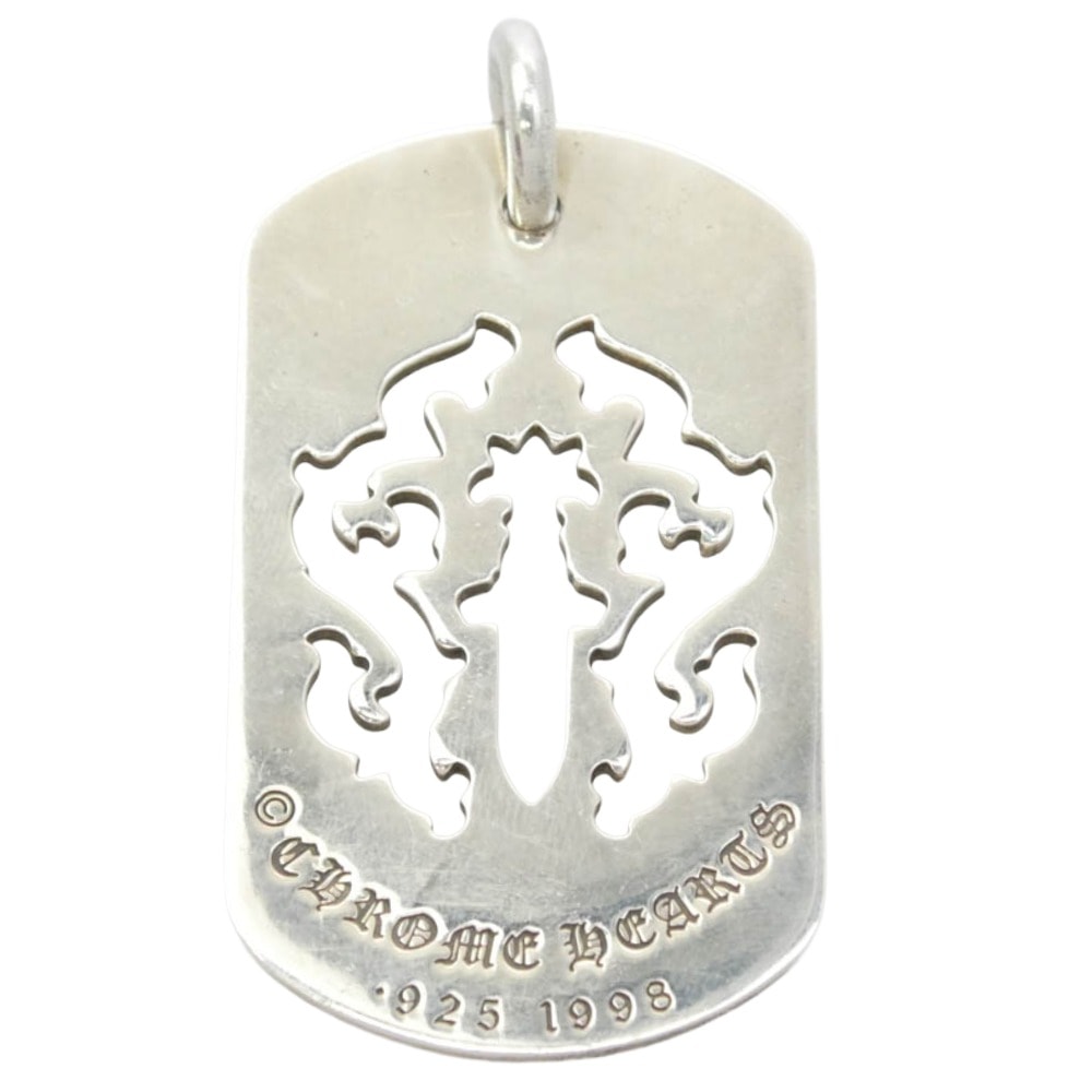 D (傷や汚れあり)】CHROME HEARTS クロムハーツ（原本無） ペンダント