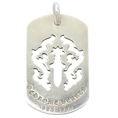 Chrome Hearts D Tag LRG Dagger "Silver"