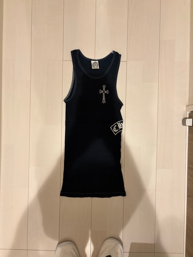 Chrome Hearts Old Fuck You Rib Tank Top "Black"