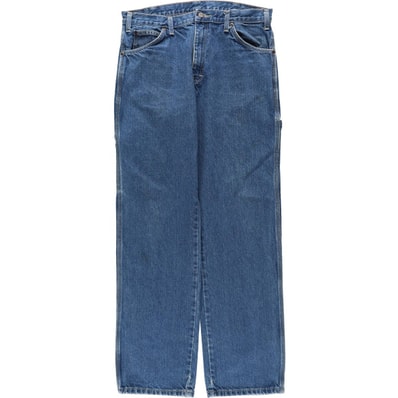 古着 ディッキーズ Dickies デニムペインターパンツ メンズw34相当/eaa664183