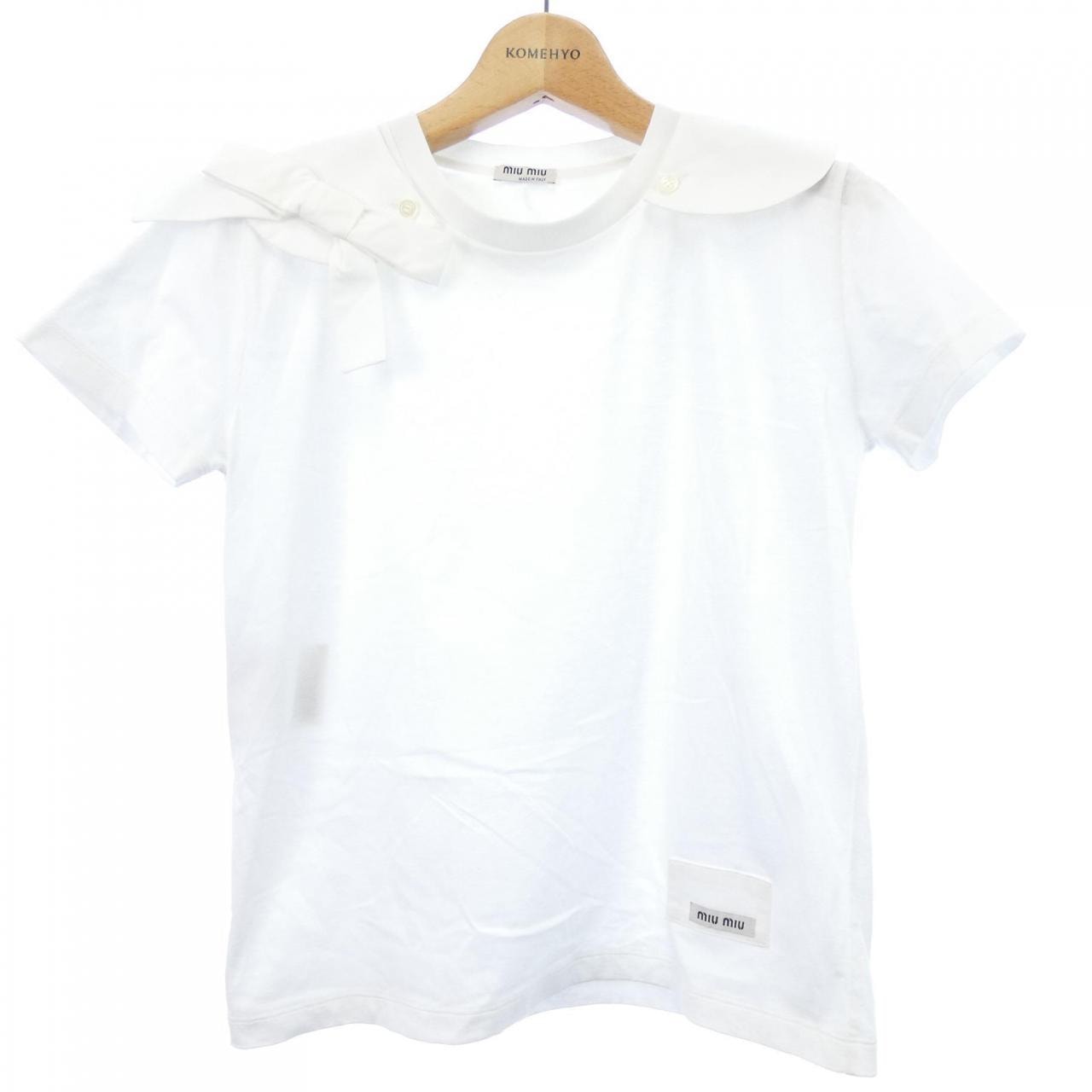 ミュウミュウ MIU MIU MJN028 1RJ8 Tシャツ