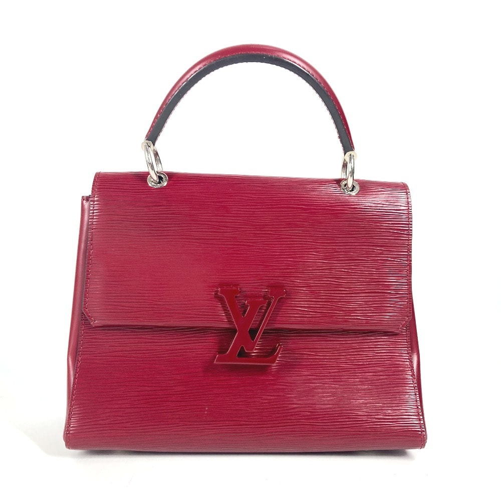 ルイヴィトン LOUIS VUITTON グルネルPM エピ フラップ カバン トートバッグ ハンドバッグ エピレザー ワインレッド