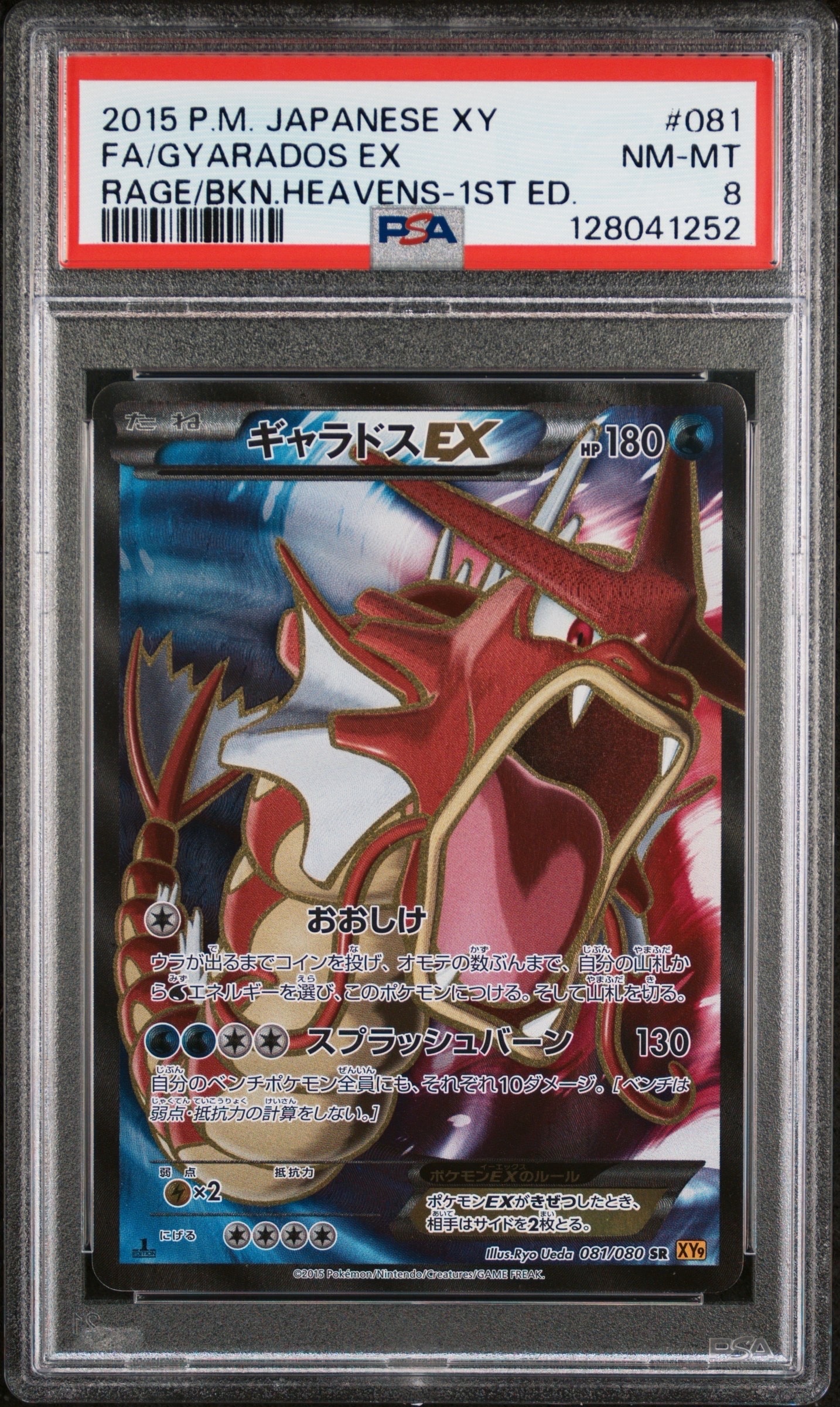 ギャラドスEX SR :1ED [XY9 081/080](拡張パック「破天の怒り」)の新品
