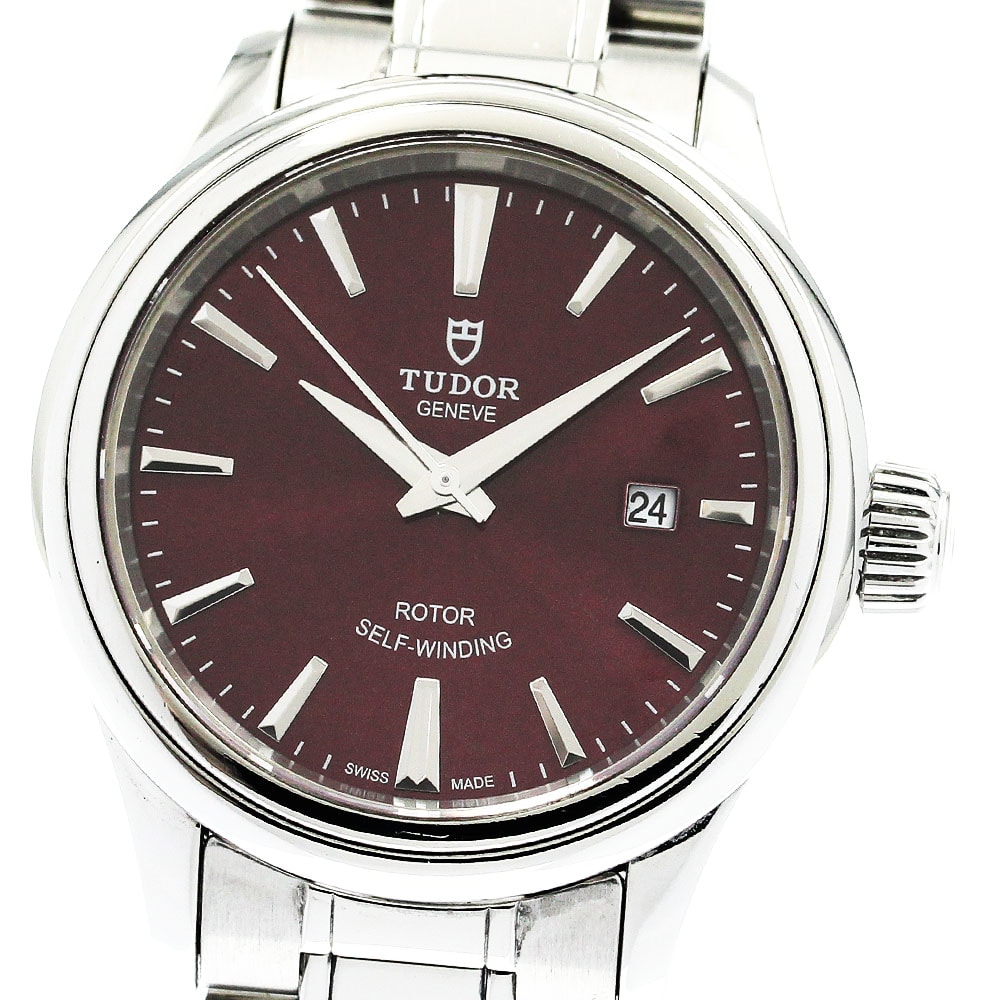 ★保 チュードル スタイル デイト 12100 自動巻き レディース 【中古】