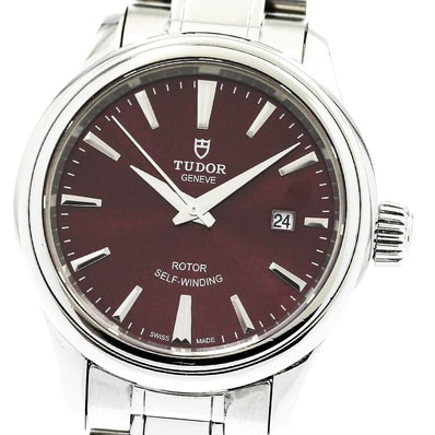 ★保 チュードル スタイル デイト 12100 自動巻き レディース 【中古】