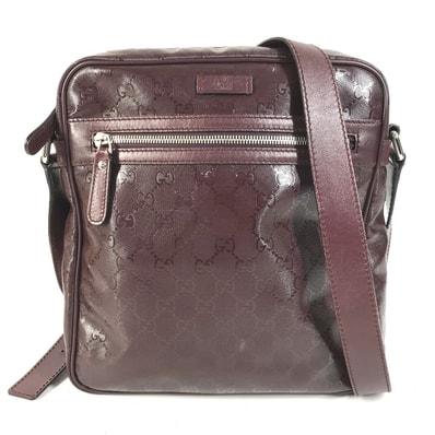 グッチ GUCCI GG ロゴ インプリメ 201448 カバン 斜め掛け ポシェット ショルダーバッグ GGインプリメ パープル