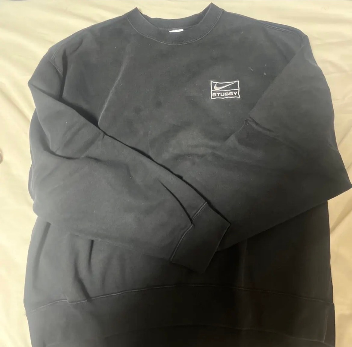 Stussy x Nike Wash Crew (US Size) "Black" DO5310-010