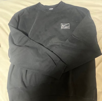 Stussy x Nike Wash Crew (US Size) "Black" DO5310-010