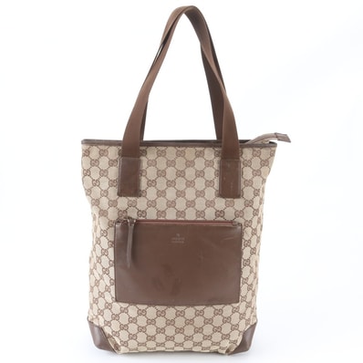 ■美品 グッチ GGキャンバス 28892 トート バッグ