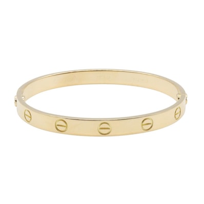 カルティエ CARTIER ラブブレス ブレスレット アクセサリー K18(イエローゴールド) レディース ゴールド系 【中古】
