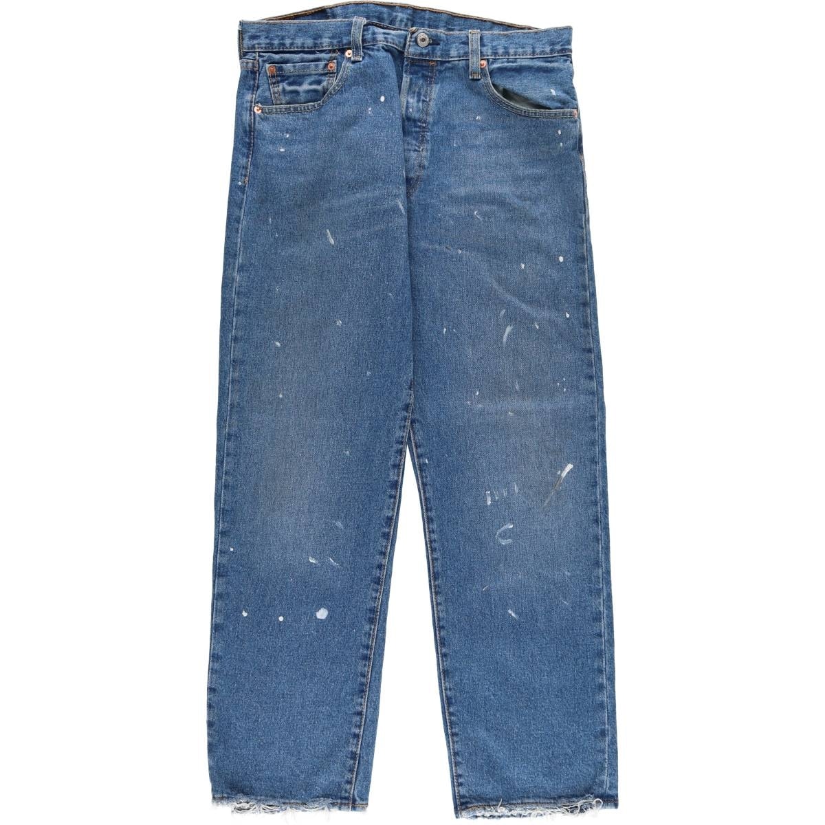 古着 リーバイス Levi's 501 '93 ペイント ストレートデニムパンツ メンズw34相当/eaa528255