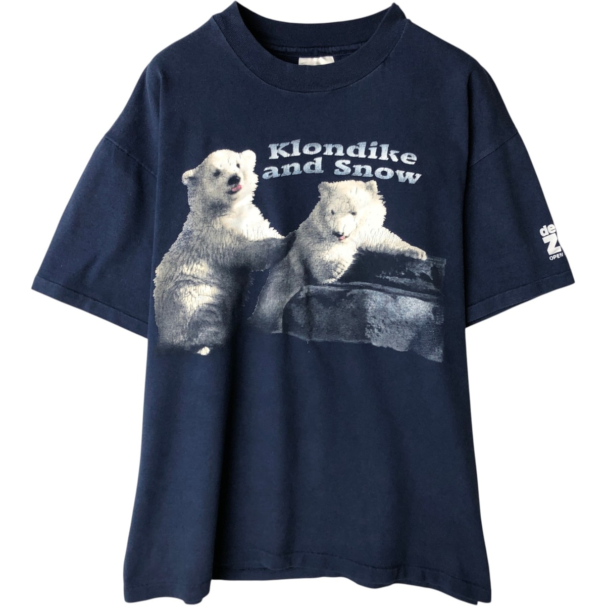 古着 ~90年代 ヘインズ Hanes BEEFY-T クマ柄 アニマルTシャツ USA製 メンズL相当 ヴィンテージ/eaa639174