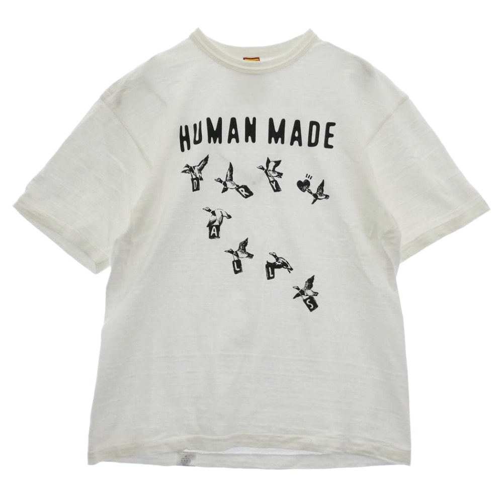 HUMAN MADE ヒューマンメイド Tシャツ 24SS Graphic T-Shirt #17 グラフィック 半袖 Tシャツ ホワイト系 XL【中古】