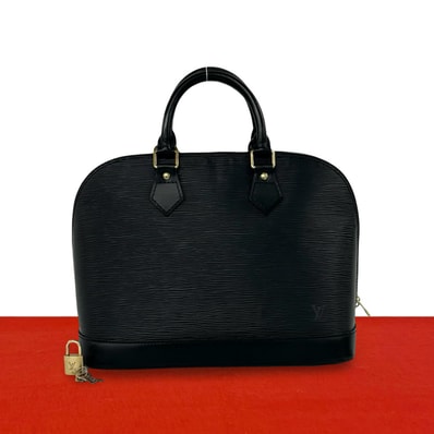 LOUIS VUITTON ルイヴィトン アルマ エピ レザー ハンドバッグ ブラック
29586