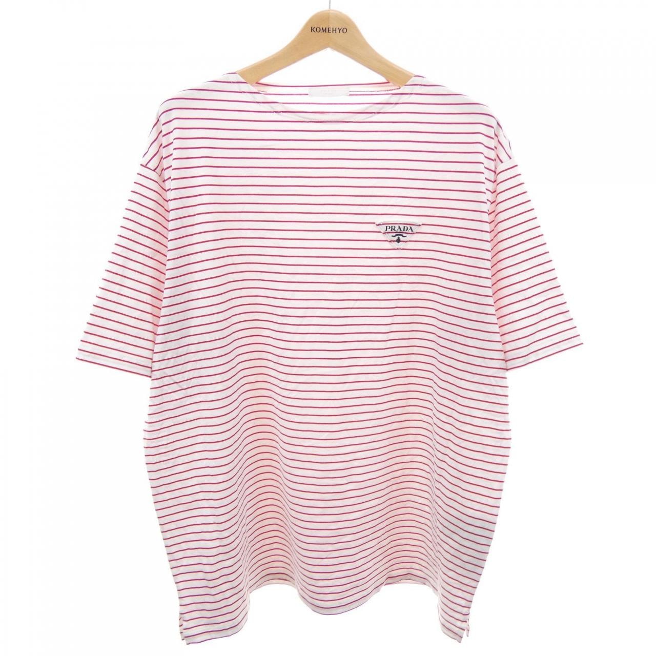 プラダ PRADA トライアングルロゴ UJN814 S221 104C Tシャツ