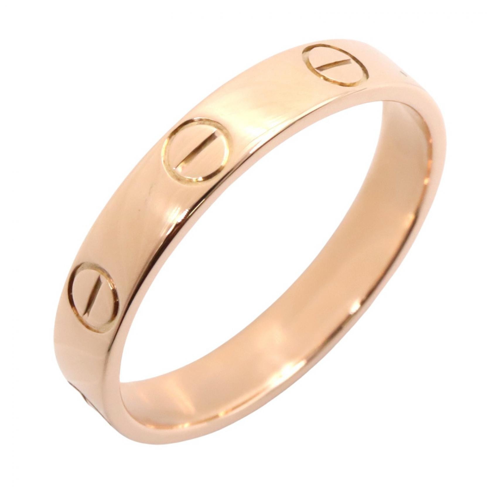 カルティエ CARTIER ミニラブリング リング・指輪 ジュエリー K18PG(ピンクゴールド) レディース ゴールド系 B4085200 【中古】