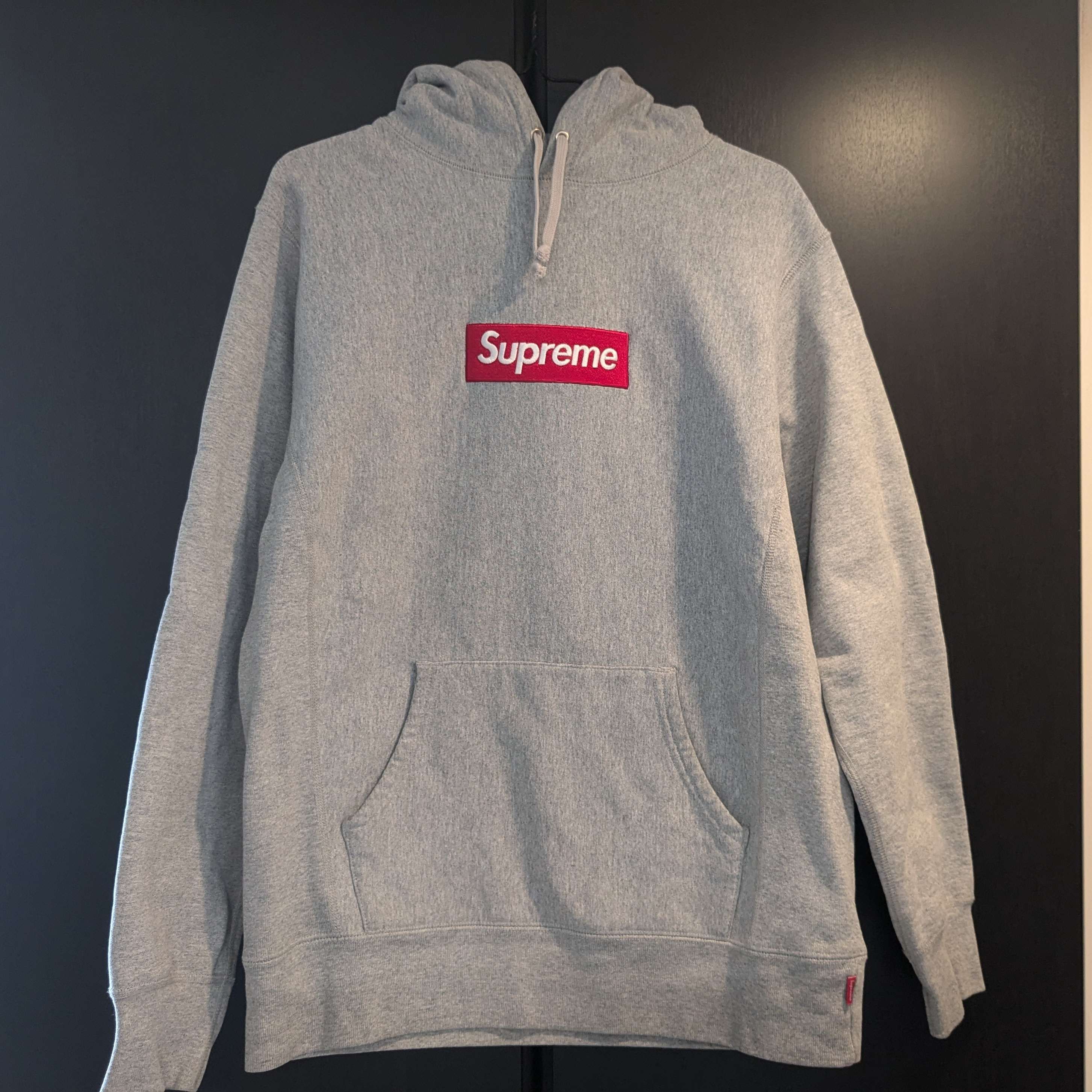 Supreme Box Logo Hooded Sweatshirt "Heather Grey" (16FW)
