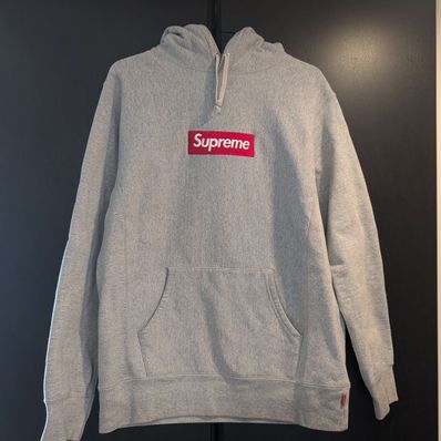 Supreme Box Logo Hooded Sweatshirt "Heather Grey" (16FW)