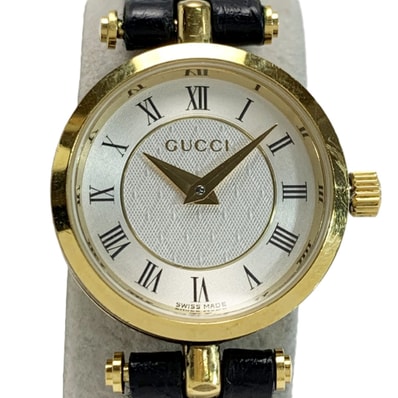 GUCCI グッチ シェリーライン 2040L ゴールド 腕時計 クォーツ レザー