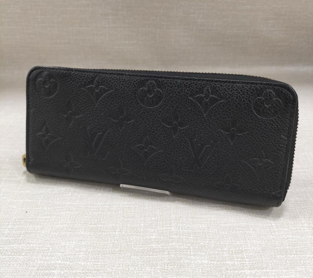 Louis Vuitton Monogram Empreinte Clemence Wallet "Noir"